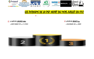 Les podiums du mois de JUILLET de la PSF NIORT.