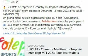 Résultats XC VTT Lambon 12032023