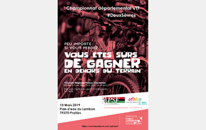Course VTT Ufolep au Lambon à Prailles (79)