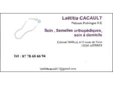 Laëtitia CACAULT - Pédicure Podologue
