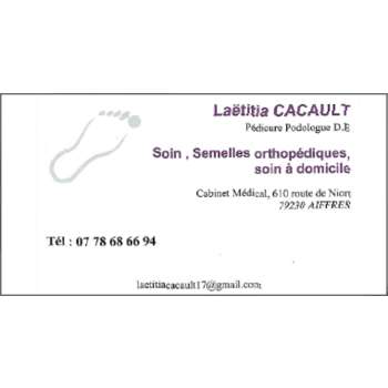 Laëtitia CACAULT - Pédicure Podologue